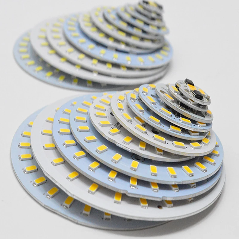 

5pcs driver free module LED light source board AC220V high voltage linear constant current 5730 bulb driven SMD light board