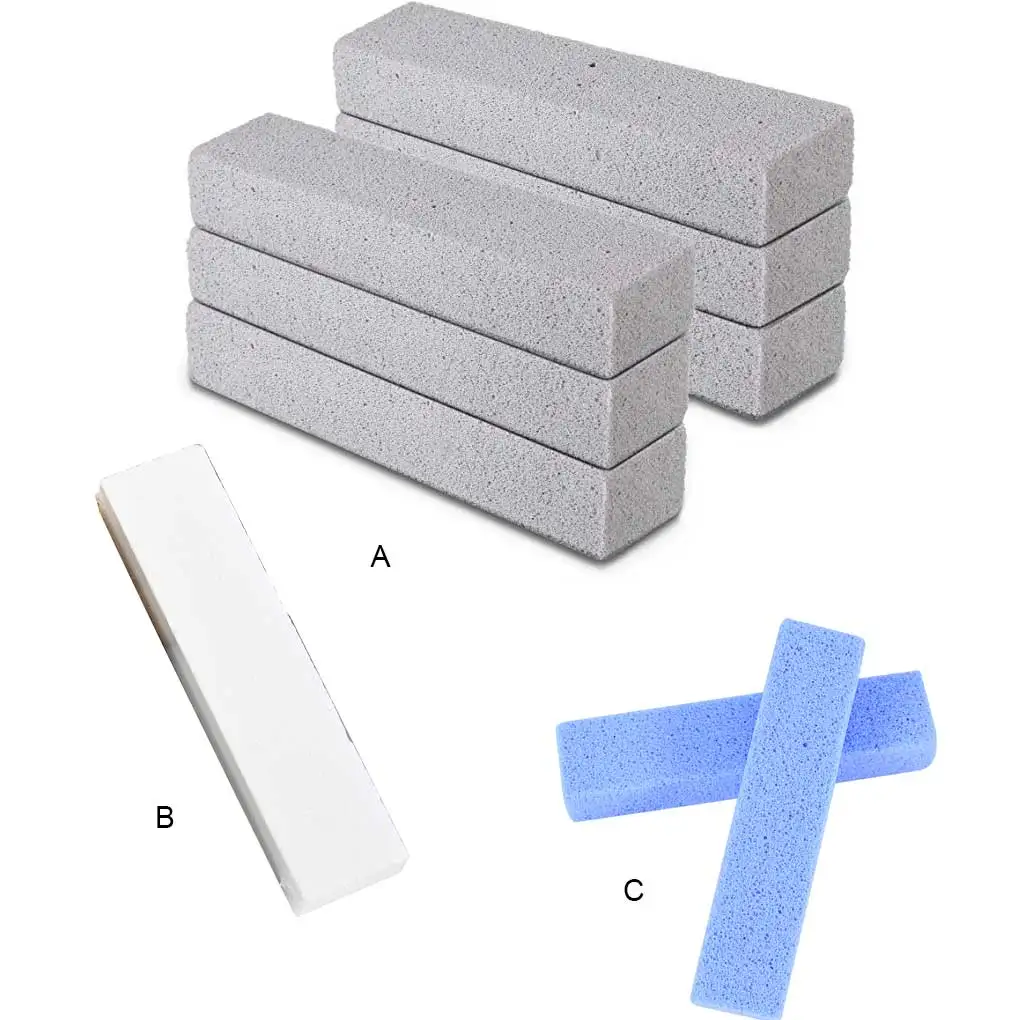 

6 Pieces Toilet Cleaning Stone Stick Remover Scrubbing Reusable Scrubber