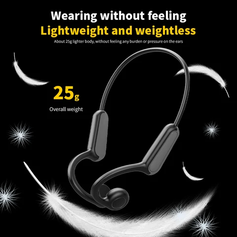 Наушники Xiaomi Mijia с костной проводимостью, Bluetooth 5,3, спортивные беспроводные наушники, ушной крючок, водонепроницаемая гарнитура для бега, вождения