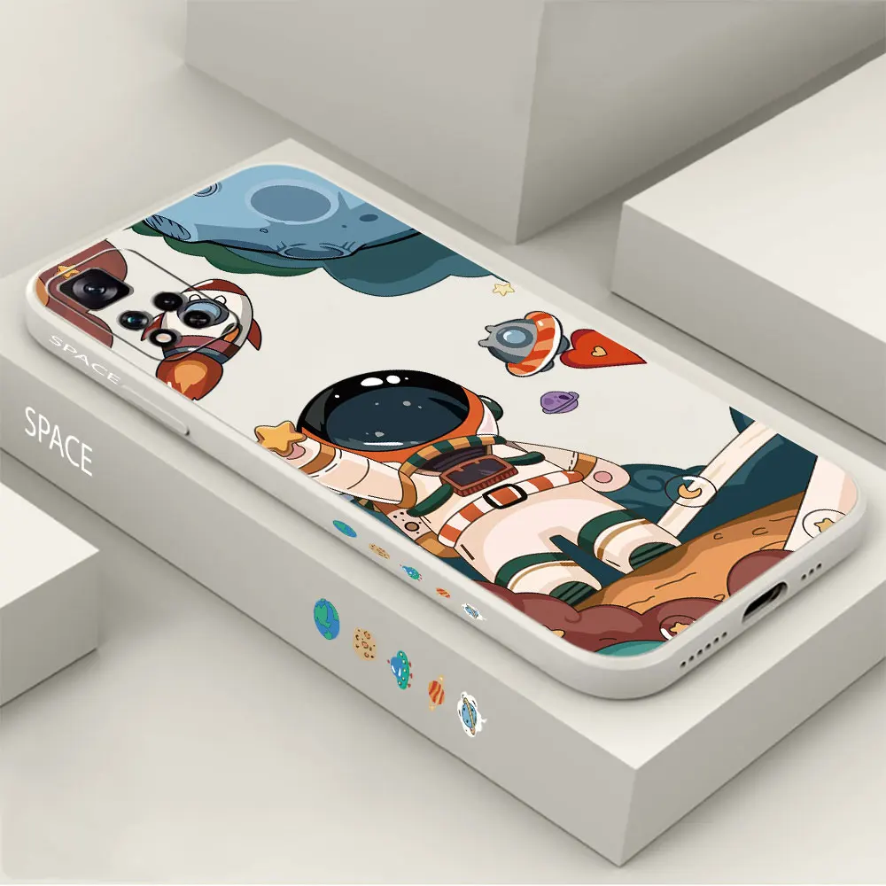 

Hey Astronaut Phone Case For Redmi Note 12 11 11T 11R 11E 11S 10 10T 9 9S 9T 8 7 7S Pro Plus Max 4G 5G Cover Fundas Cqoues Shell
