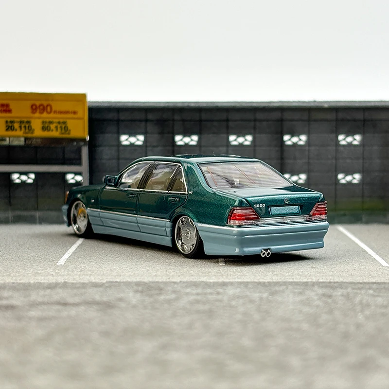 Литой под давлением масштаб 1/64 Mercedes Benz S600 Hutou Ben W140 модель автомобиля из сплава