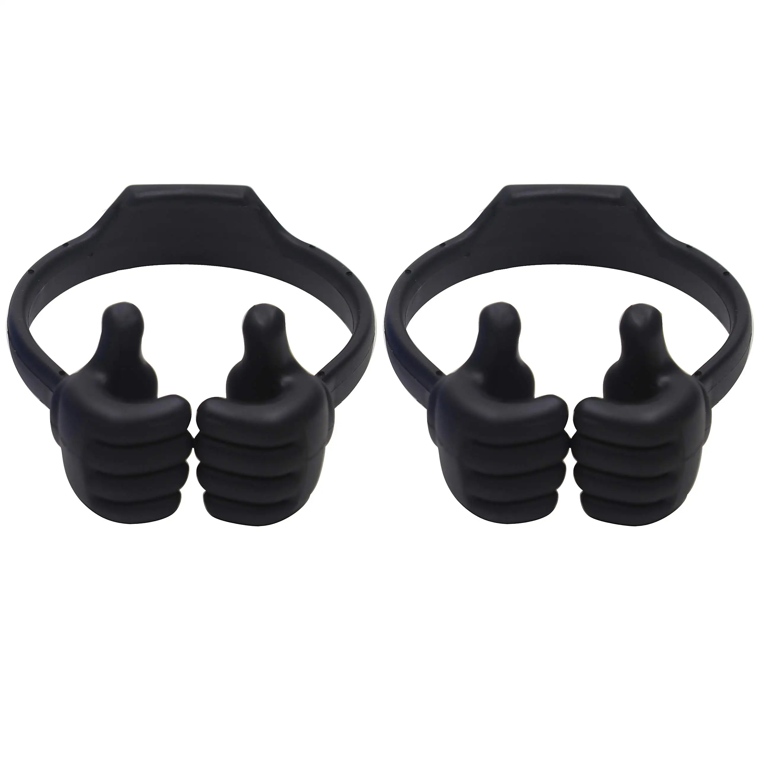 

Femoro Thumbs-up Phone Stand for Tablets, E-readers and Smart Phones - 2 Pack - Green, Purple