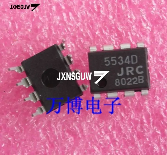 

10pcs Original JRC IC Chipset NJM5534D Adapter Converter 5534D Operational Amplifier 5534 5534D DIP Dual op amp made in Japan