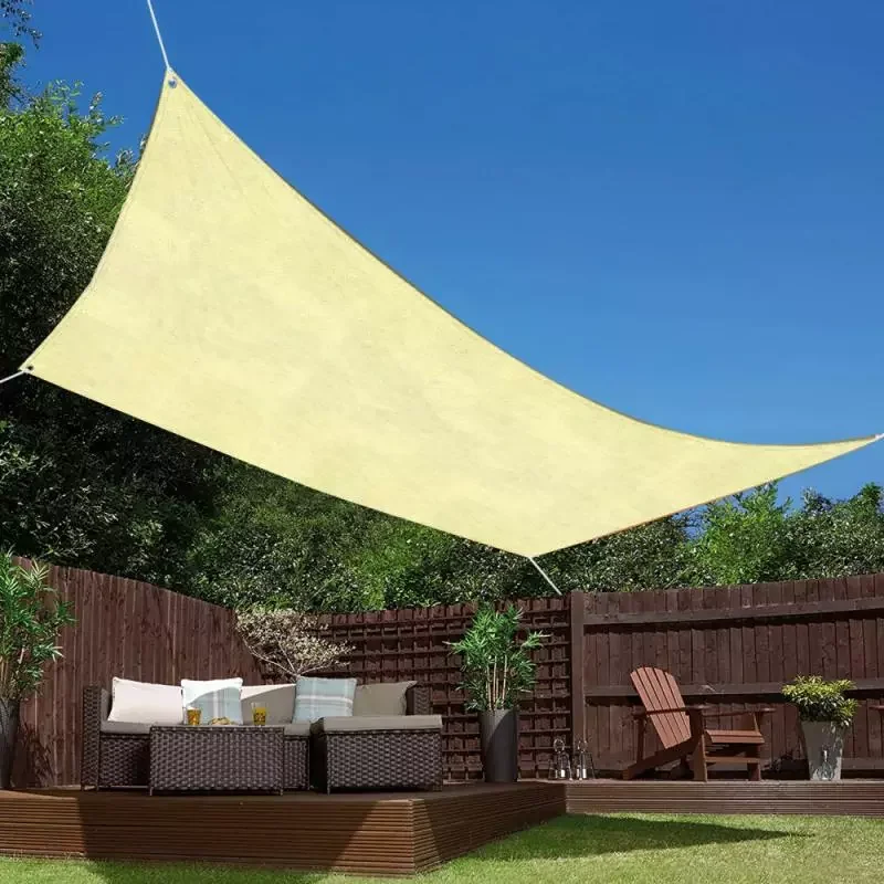 

NEW2023 3x4m Waterproof Sun Shelter Sunshade Protection Shade Sail Awning Camping Shade Cloth Large For Outdoor Canopy Garden Pa