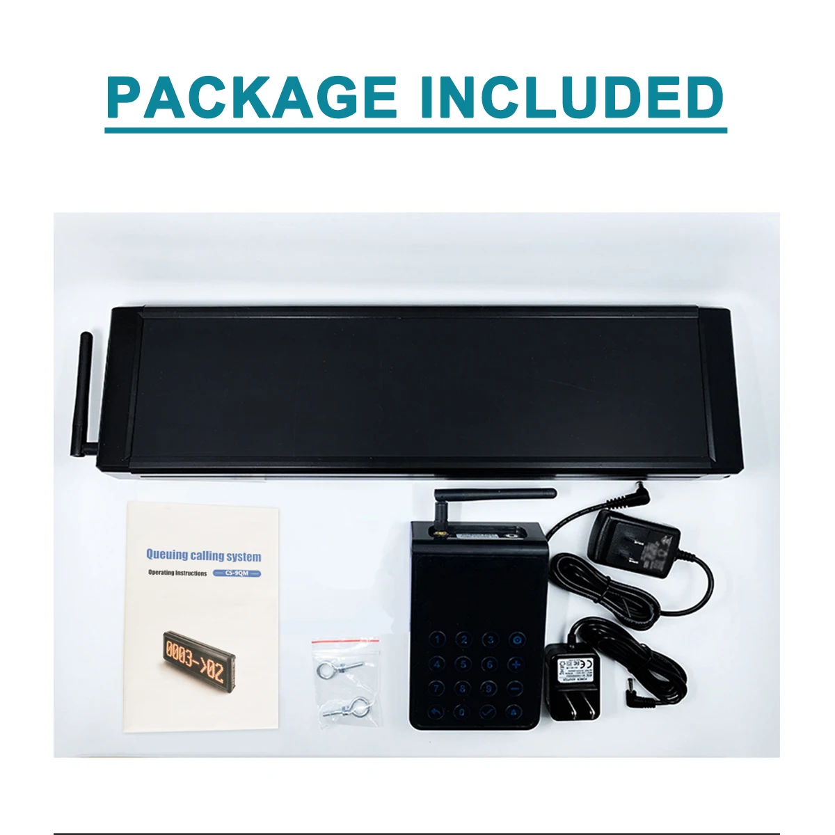 Беспроводная система вызова очереди большой размер внешний аккумулятор