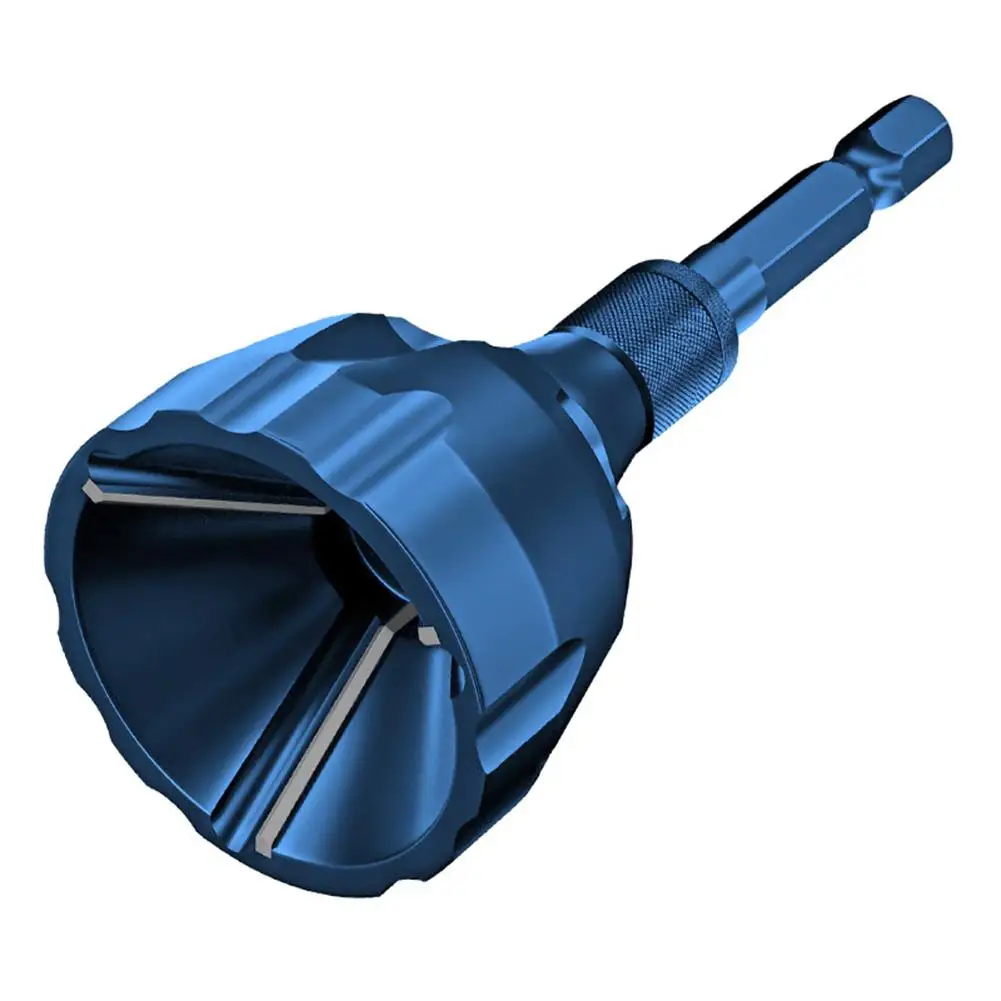 

1pc 1/4'' Hex Shank Remove Burr Drill Bit Deburring External Chamfer Tool Tungsten Steel For Repair Bolt Thread Drilling Tools