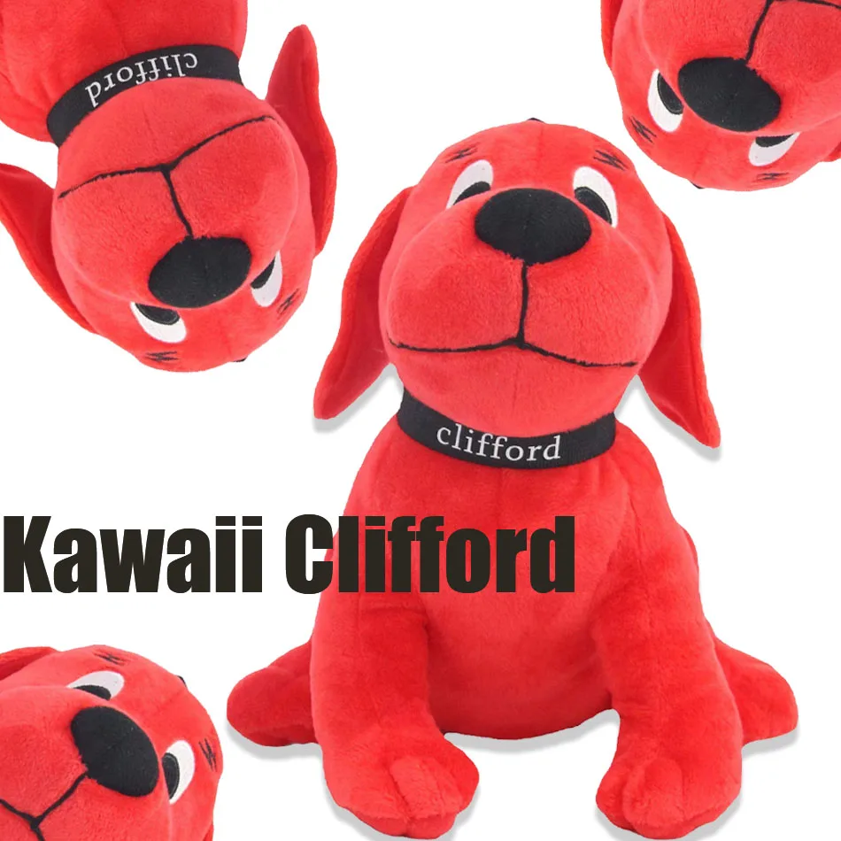 Kawaii Clifford Большая Плюшевая Игрушка Для Красной Собаки В Мультяшном Стиле