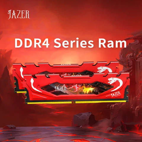 Оперативная память JAZER DDR4 Dimm 4/8/32 Гб, 1600 МГц