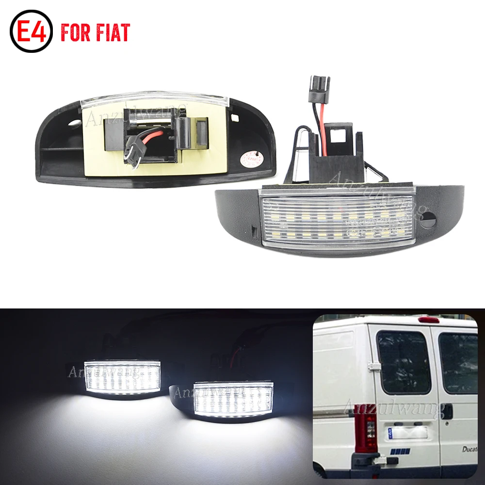 

2 шт. светодиодный светильник номерного знака для Citroen Jumpy Jumper Peugeot Boxer OEM часть 1303499808 Для Fiat Ducato 1994-2006 гг.