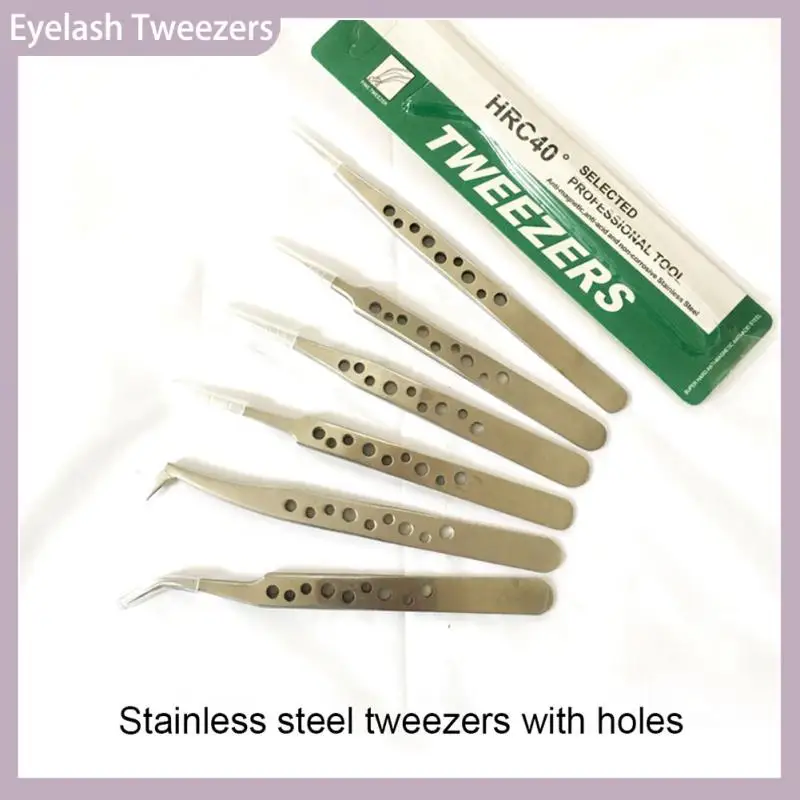 

Щипцы для ресниц из нержавеющей стали, щипцы для бровей, зажимы для ресниц, антистатические щипцы, инструмент для наращивания ресниц, макияж