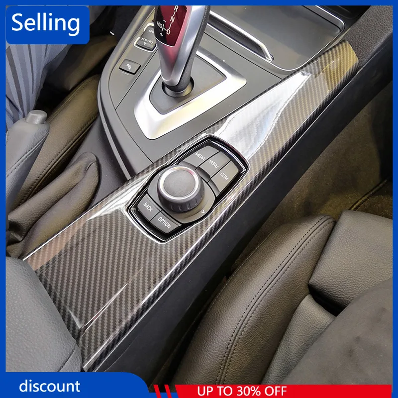

For BMW 3 Series GT F30 F33 F34 F36 2013-2019 ABS carbon fiber Multi-function large panel Modification accessories 1 Pcs fast