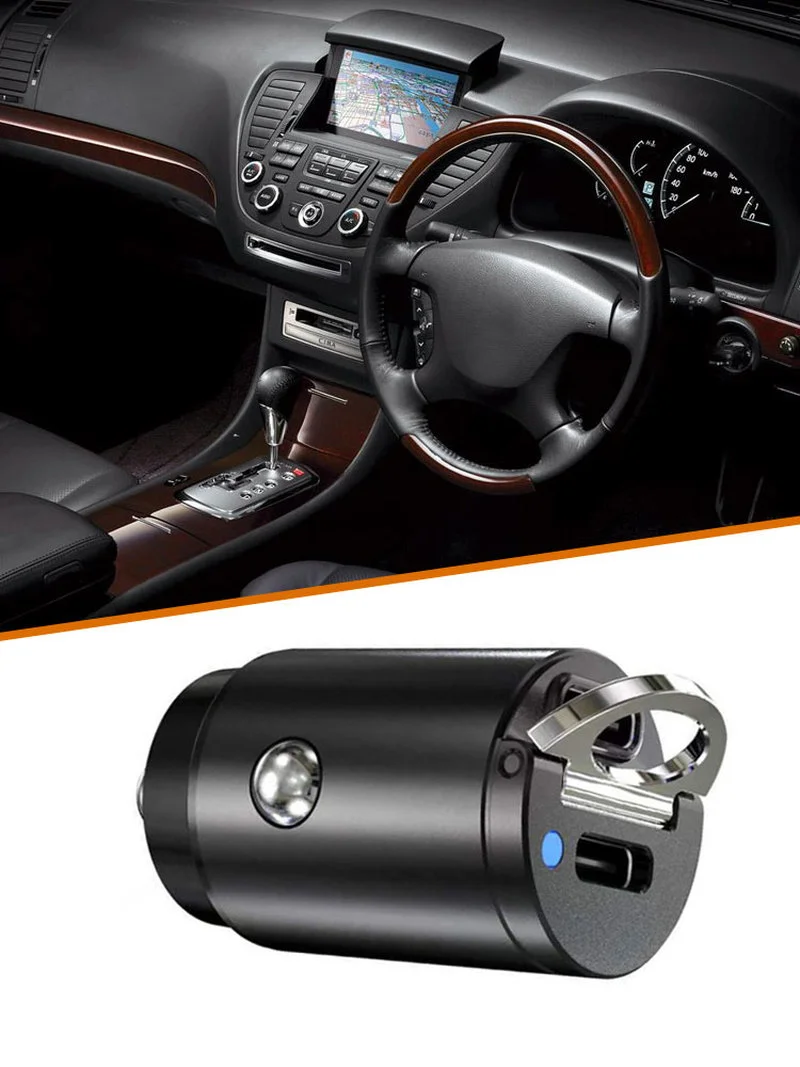 

Dual USB Type-C PD Mini Car Charger 30W Fast Charge Adapter Car Phone Charger Universal for IPhone Samsung Motorola Google Nokia