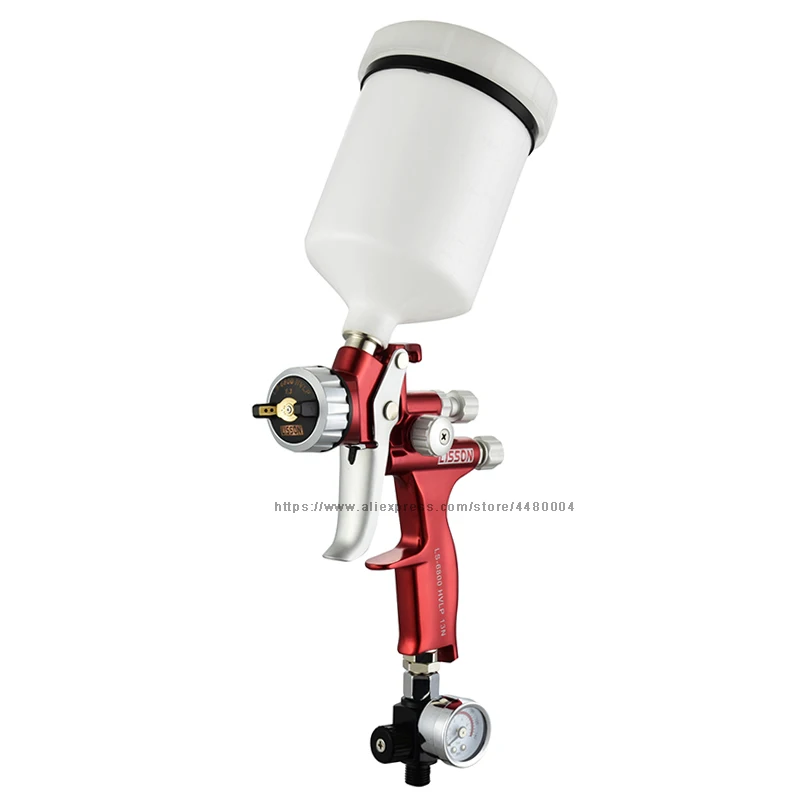 

High efficiency spray gun HVLP spray gun gravity spray gun 1.3mm 600CC manual spray gun with spray gun accessories