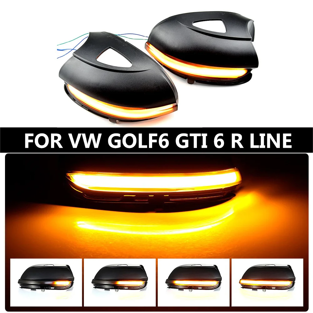 

2 шт., Светодиодные поворотники для VW Golf MK6 GTI 6 VI R20