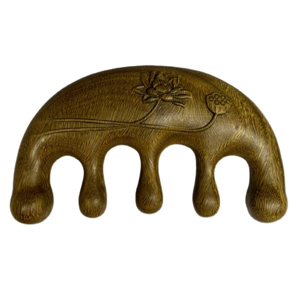 

Pocket Comb Hairdressing Comb Circulation Scraping Board Woman Comb Sandalwood Pocket Comb Back Scraper