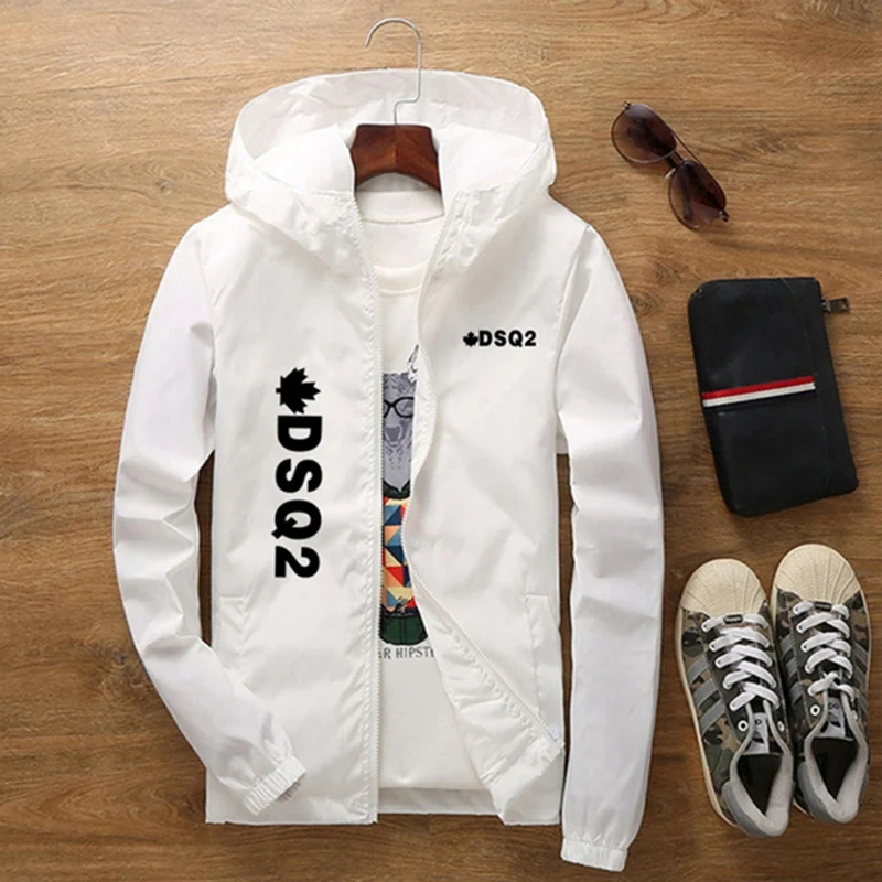 

DSQ2 Brand 2022 European And American New Summer Rain-Proof Thin Coat Men's And Women's Waterproof Sunscreen Windbreaker