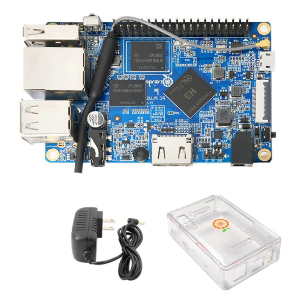 

Для Orange Pi PC Plus H3 1 ГБ DDR3 + прозрачная фотовспышка + 5 В, 3 А, зарядное устройство, четырехъядерный процессор, работает на Android 4,4/Ubuntu/Debian с американ...