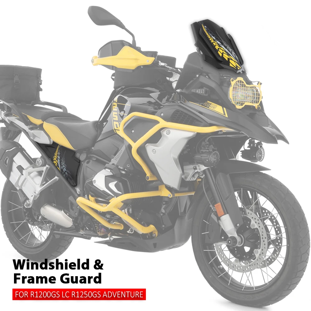 

For BMW R1200GS LC R1250GS Adventure Frame Guard R 1200GS LC R1250 GS Windshield Windscreen Fairing Motorcycle Protector Cover
