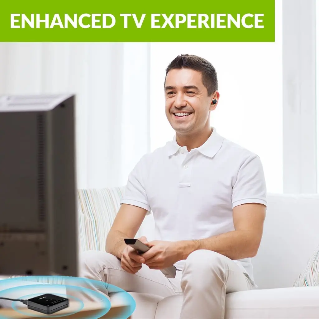 Беспроводные наушники-вкладыши для прослушивания ТВ Bluetooth 5 2 |