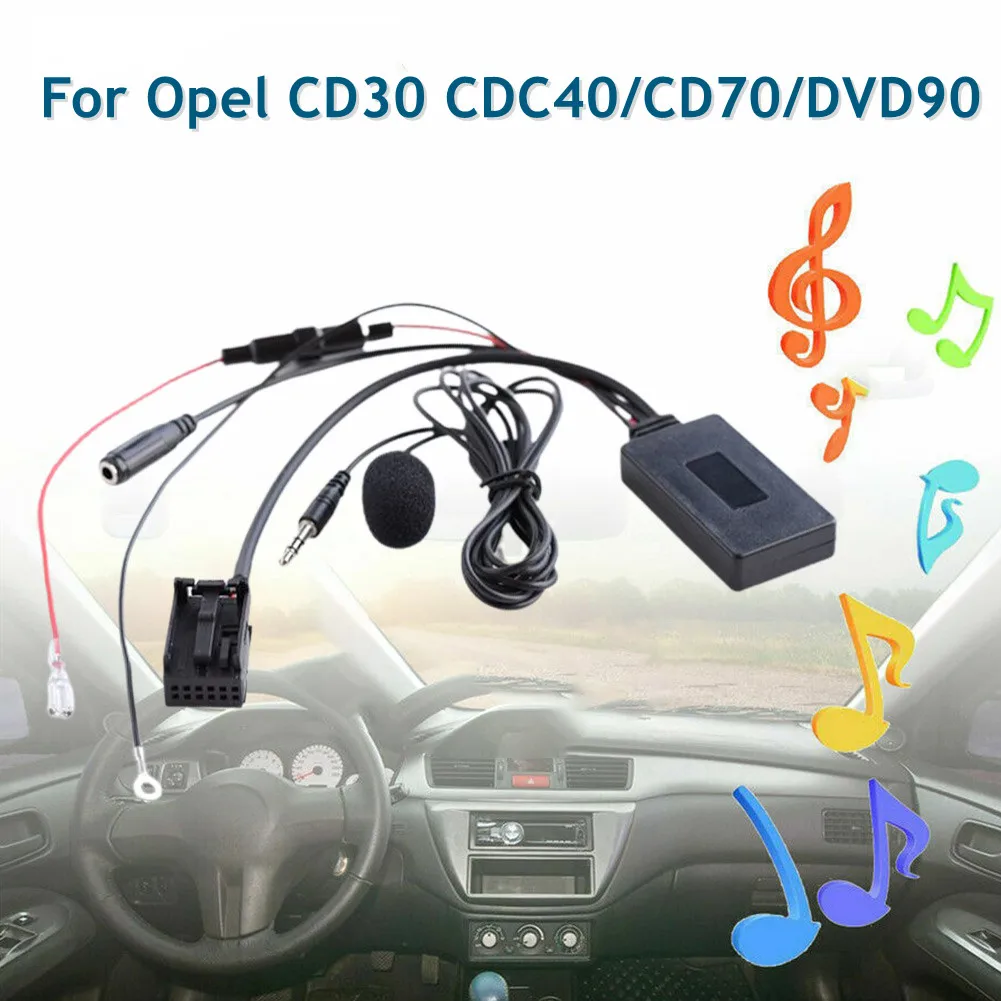 

Автомобильный беспроводной музыкальный адаптер Aux аудио кабель подходит для Opel CD30 CDC40/CD70/DVD90 аудио кабель микрофон автомобильные электронные аксессуары