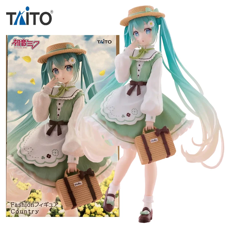 TAiTO Hatsune Miku Fashion Country ПВХ 18 см аниме фигурки модель коллекция игрушек