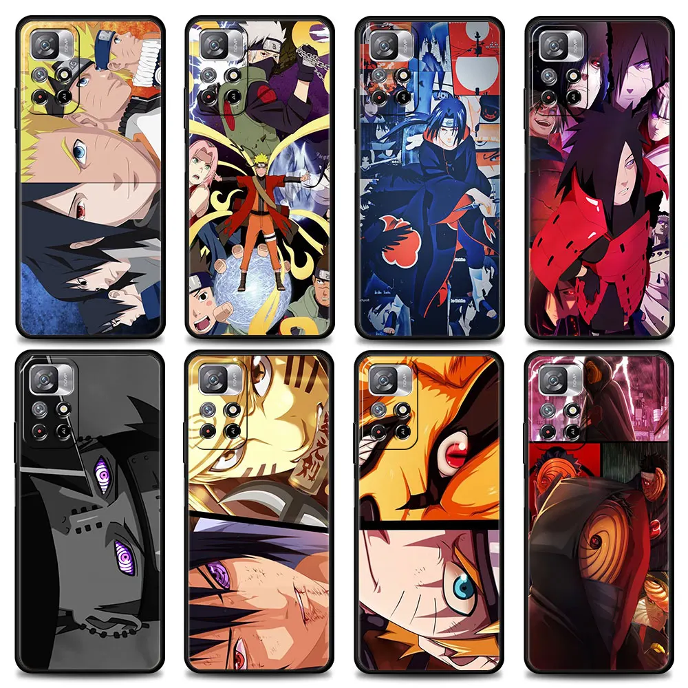 

Phone Case For Xiaomi Redmi 9c 9 k40 9A 10 8 7A Note 9S 9 10 8 11 Pro Plus 7 8T 9T 11T 5G Cover Naruto Sasuke Itachi Uchiha