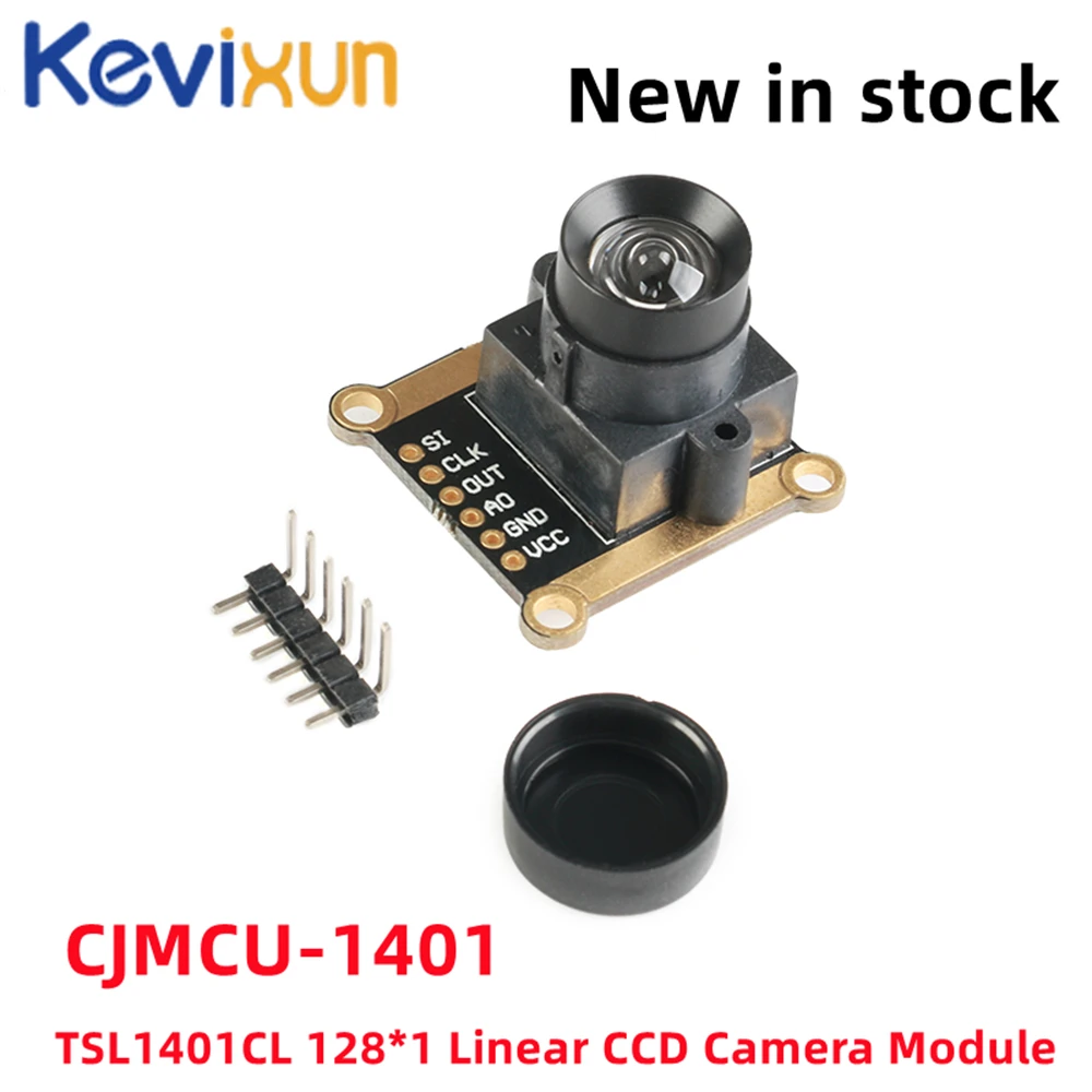 

CJMCU-1401 TSL1401CL 128*1 Linear CCD Camera Module Sensor Array Ultra Wide-Angle Lens 120 Degrees DIY Kit Electronic PCB Board