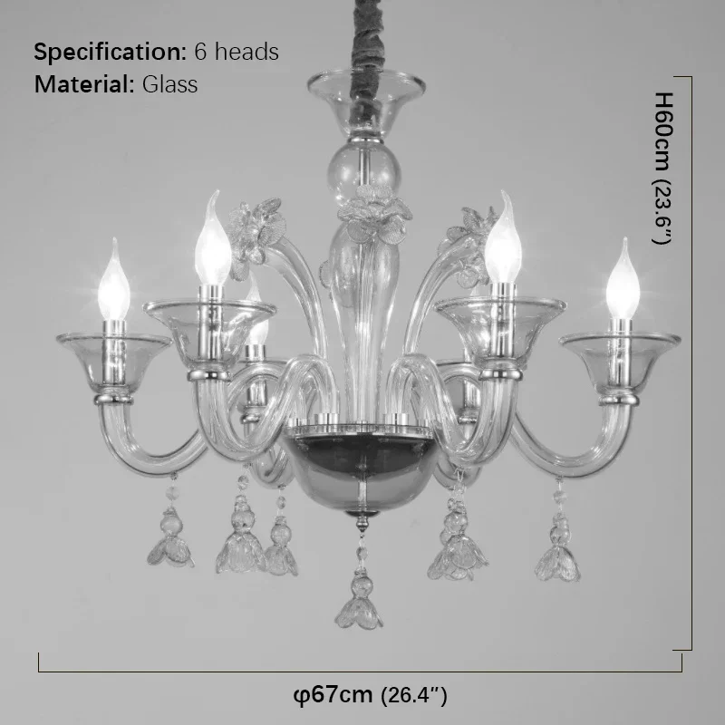 OUFULA люстра Green Candle