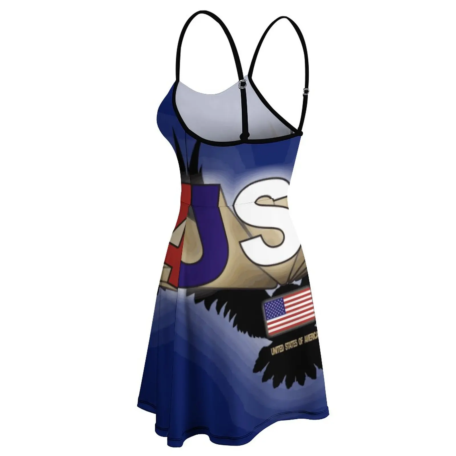 Классическая американская экзотическая Женская одежда с флагом орела женское