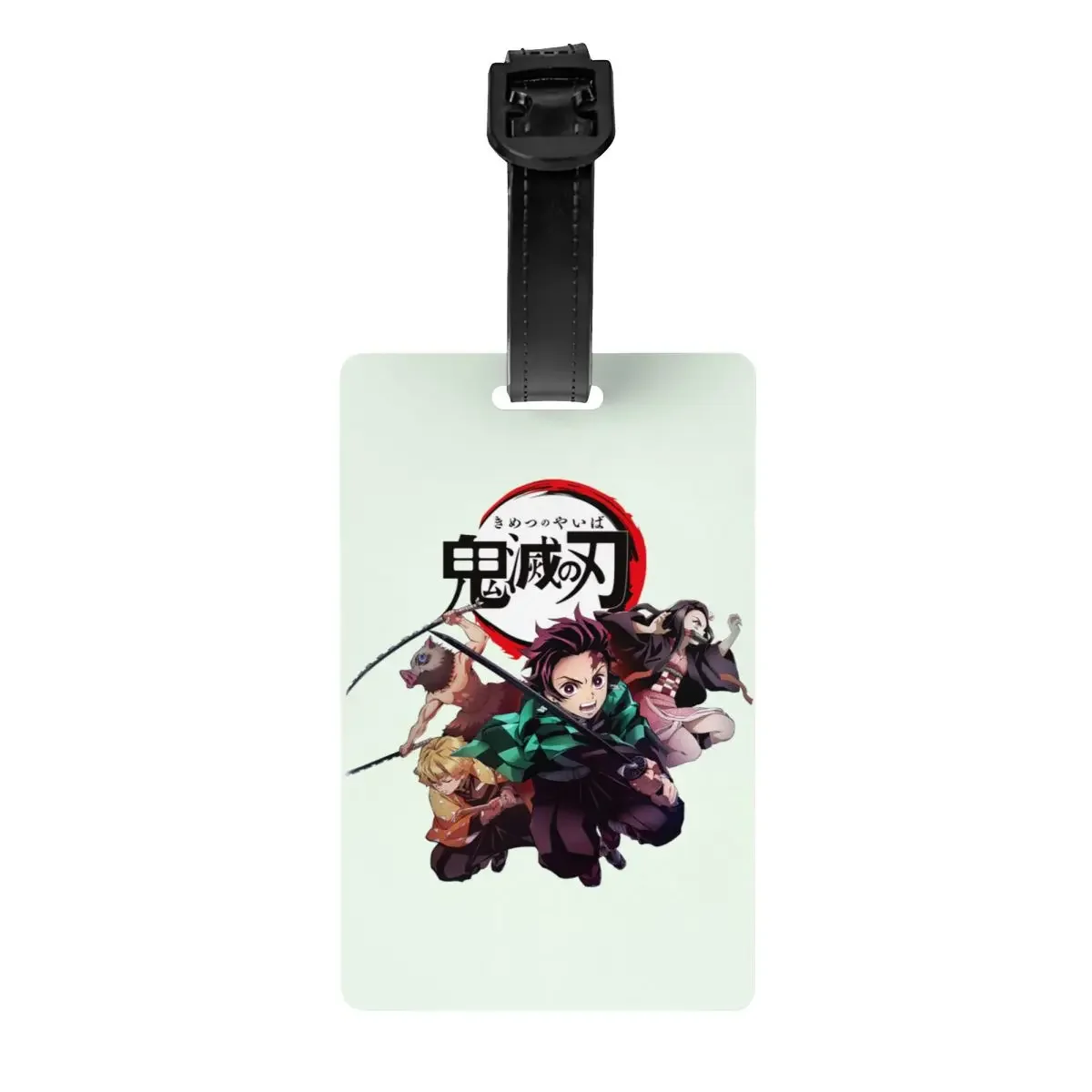 

Demon Slayer Kimetsu No Yaiba Luggage Tag Privacy Protection Nezuko Tanjirou Inosuke Baggage Tags Travel Bag Labels Suitcase