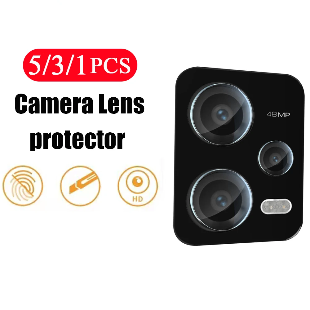 

5/3/1Pcs Camera Lens Film For xiaomi Poco X4 F4 X3 F3 GT F5 X5 M4 pro 5G screen protector Poco M5 M5s C50 C51 C55 Camera glass