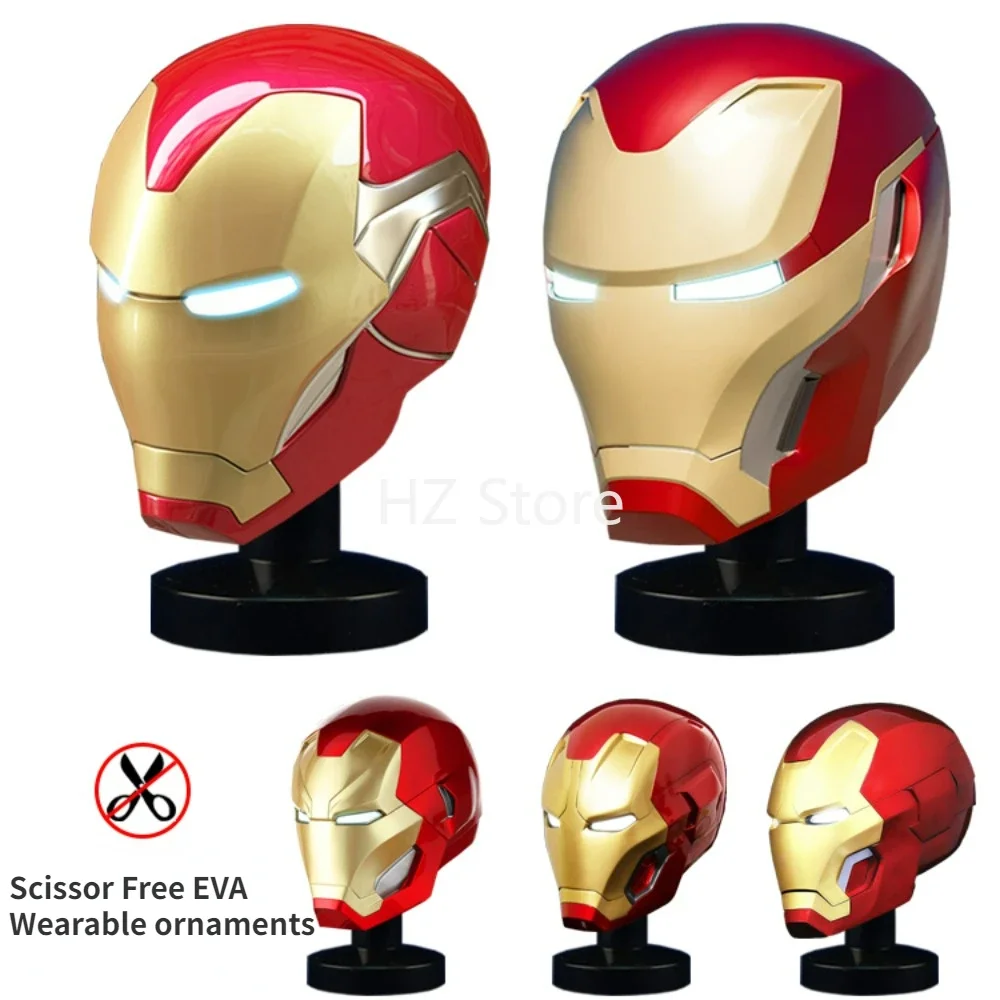 

Marvel Iron Man Helmet Wearable Light Mask DIY Handmade Material Package with Tools for Birthday New Year Gift