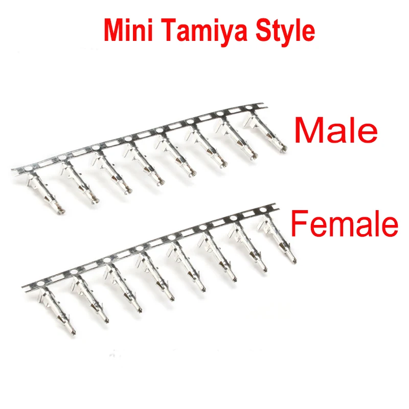 

200PCS Male Female Mini Tamiya Style Reed 4.2MM Terminals Crimp Terminal Jumper Wire Cable Pin 4.2MM Reed Housing Connector