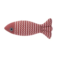 catnip toys cotton catnip filled cartoon fish cat chew toy interactive chew toys bite resistant for cats kitten teething