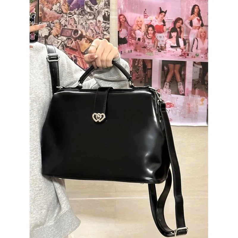 

HAEX Fashion Trend Backpacks Femme 2023 New Design PU Students Large Capacity Crossbody Shoulder Bags Japanese Style Bolso Mujer