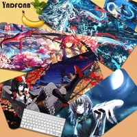 touhou project beautiful anime rubber pc computer gaming mousepad for desk mat for csgo game player desktop pc computer laptop