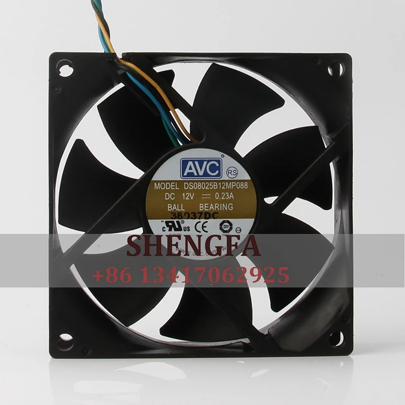 

AVC Case Cooling Fan Temperature Control Server Chassis 12V 0.23A 80X80X25MM 8025 DS08025B12MP088