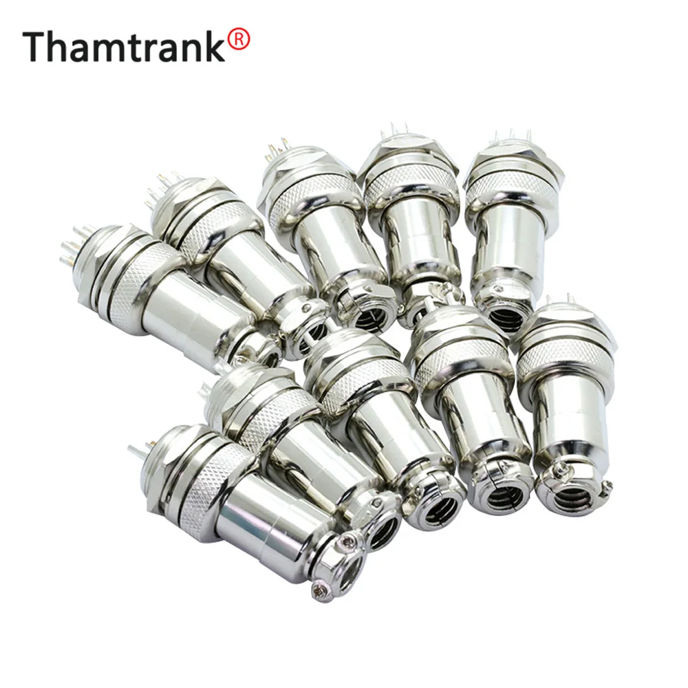 10 шт./лот GX16 авиационный штекер Штекерный/гнездовой разъем 2 3 4 5 6 7 8 9 16 мм круглый