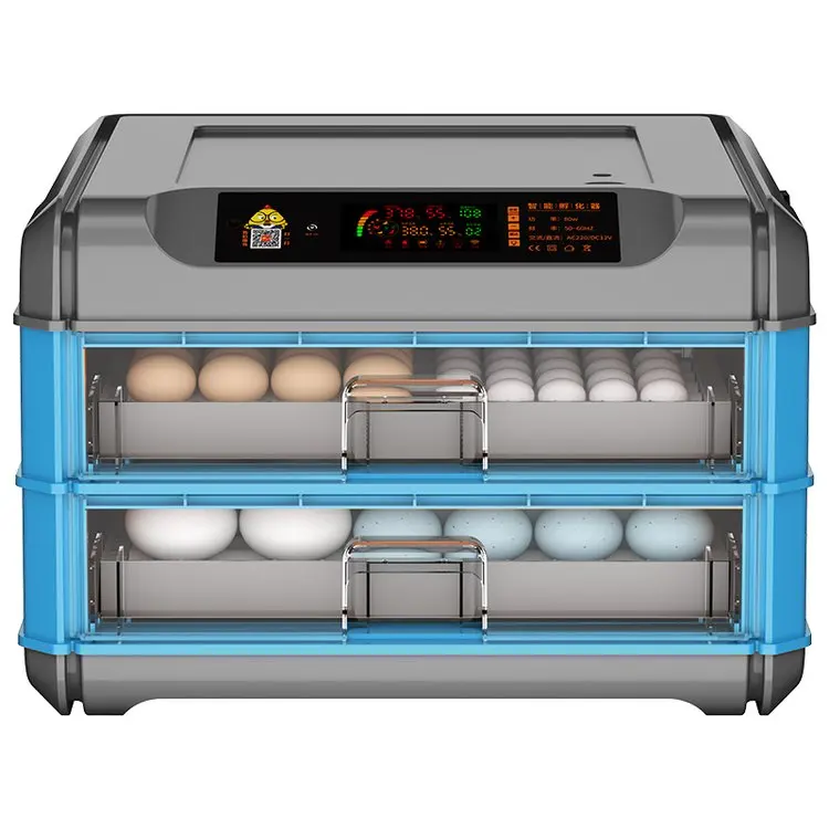 

Dual power supply low price small incubator household egg incubator 48 egg brooder