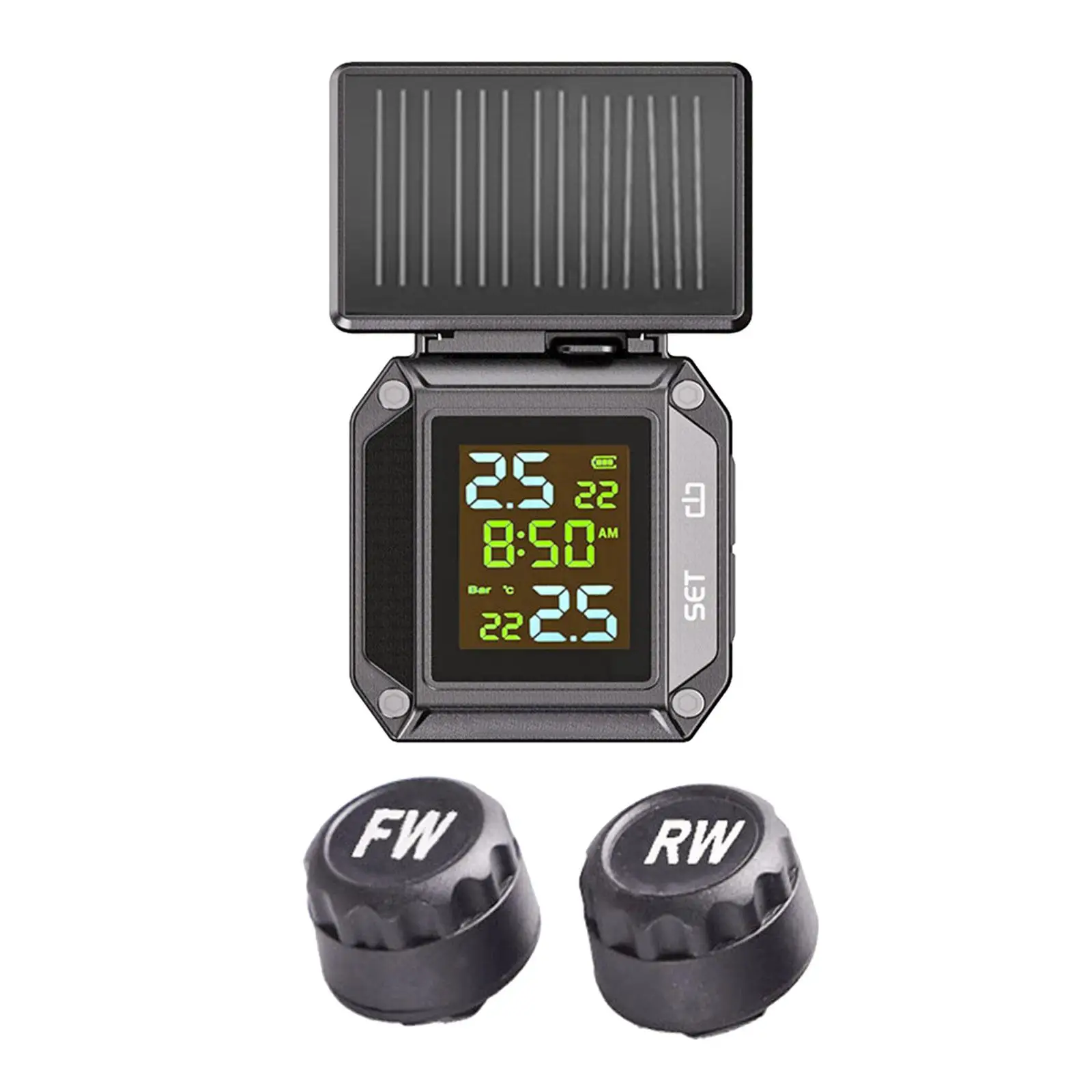 

Motorbike Tire Pressure Monitoring System Tyre Temperature Alarm System Fit for Motorcycle