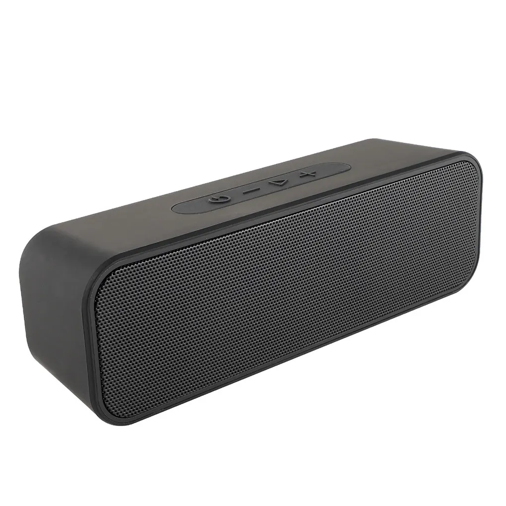 Wireless Speaker Outdoor Universal Soundbar Devices Clear Audio Output Sound Subwoofer Music Playing Equipment  Black