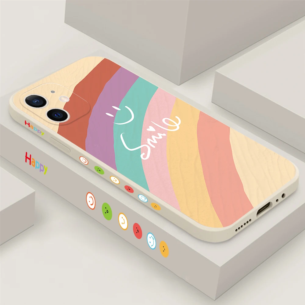 

Rainbow Smiley Phone Cover For Xiaomi Mi 9T Pro mi9 8 SE 10 10T Mi 11 Lite 5G NE Case For Xiaomi 12 Pro 12X 12S Ultra Mi 11T Pro