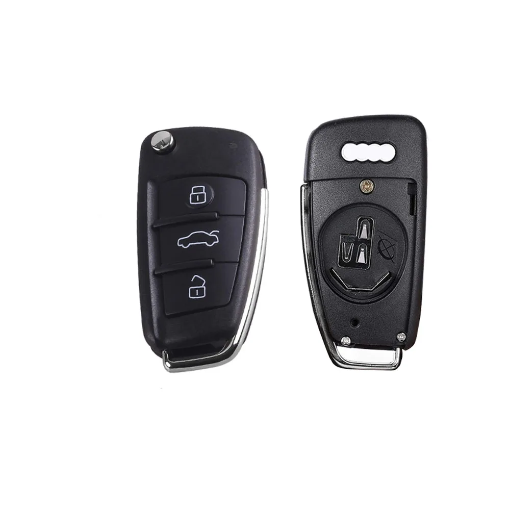 

Car Remote key shell case For Audi A2 A3 A4 A6 A6L A8 Q7 TT Key Fob Case 3 Button Folding remote flip car key