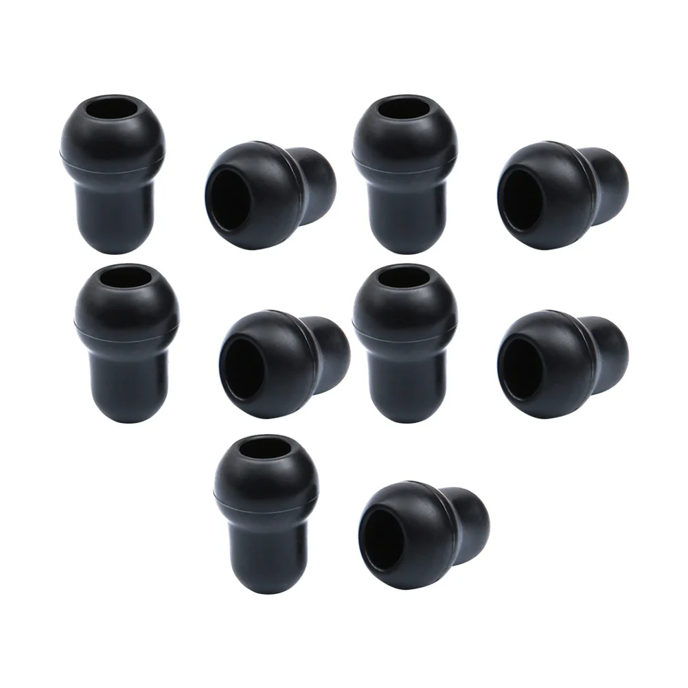 

Stethoscope Earplugs Ear Accessories Silicone Tips Earbuds Replacement Soft Black Earplug Headphone Seal Tight Tip Plugs Case