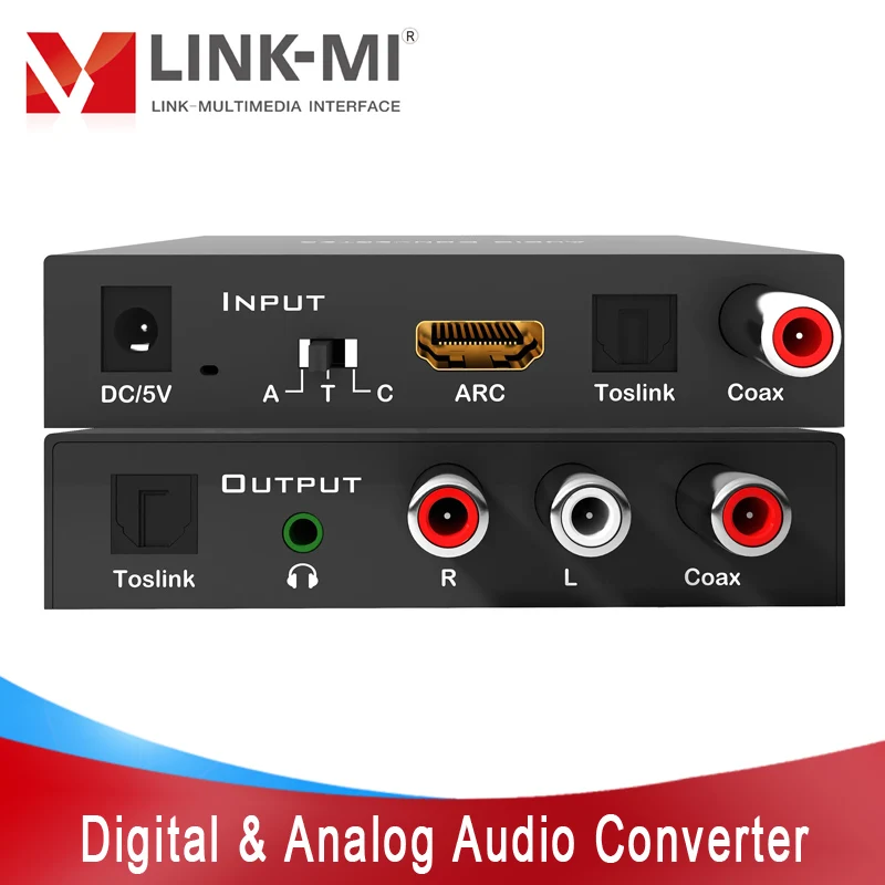 Цифровой аналоговый аудиоконвертер с поддержкой цифровых аудиовходов HDMI