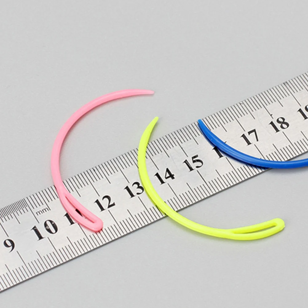 

50 Pcs Wear-resistant Yarn Needle Multi-function Crochet Knitting Accessories Sewing Safety Tapestry Plastic Supplies Compact