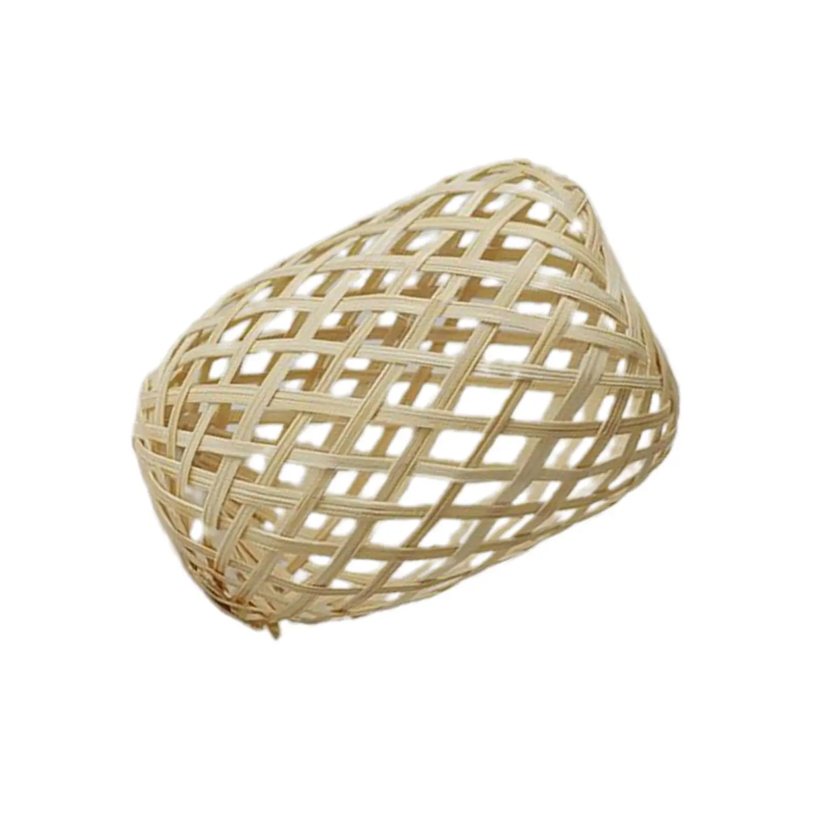

Retro Style Lantern Ornament Bamboo Woven Lamp Shade for Bedroom Living Room Auto