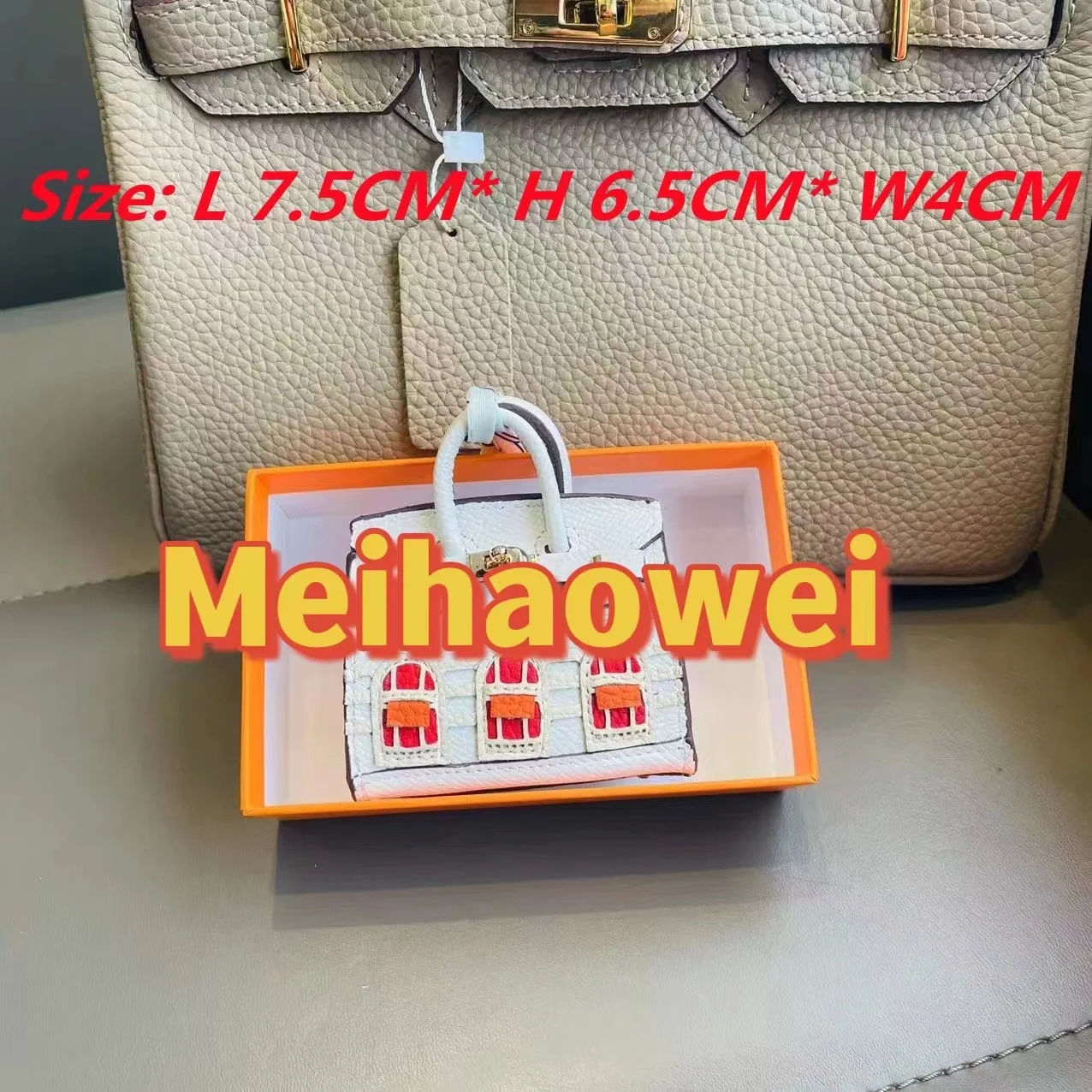 2023 New Mini House Pouches  Outer Seam Pouch Ornaments Birthday Objects Car Ornaments  Key Lock Pendants  Colorful Colors