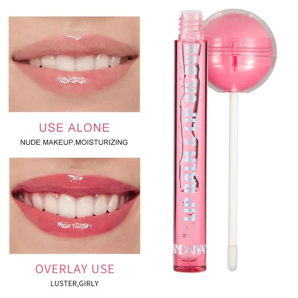 

2 In 1 Cute Lip Color Lasting Waterproof Lip Balm Lip Gloss Change Gloss Long Cosmetics Lip Candy Lips Moisturizer 2023