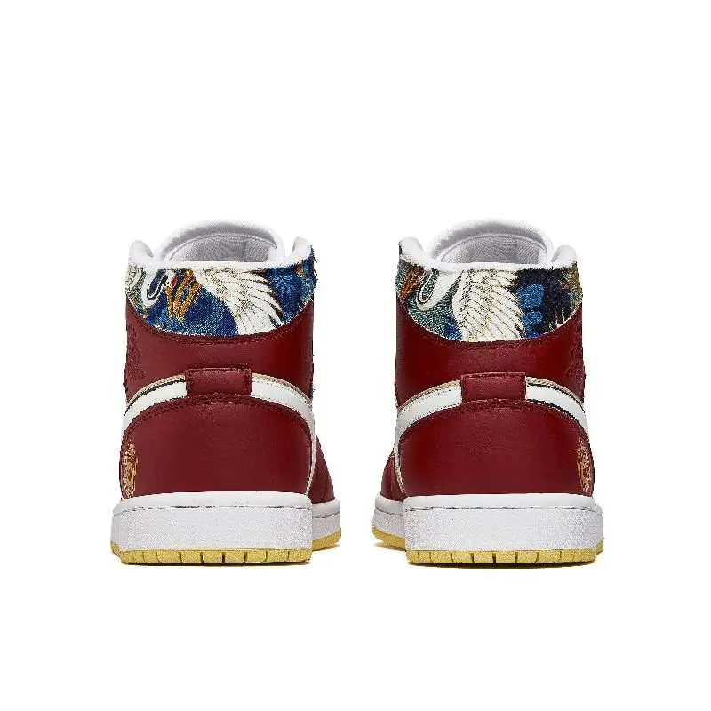 【Настроить】Винтажные баскетбольные кроссовки Jordan Air 1 женские BQ6472-701